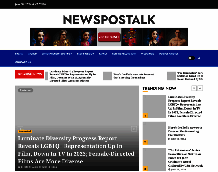 Newspostalk.com thumbnail