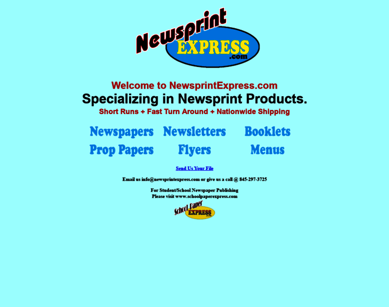 Newsprintexpress.com thumbnail