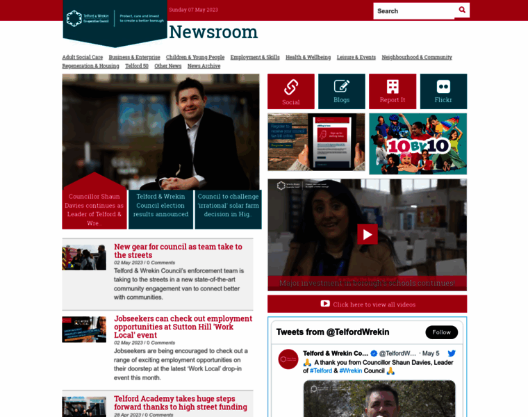 Newsroom.telford.gov.uk thumbnail