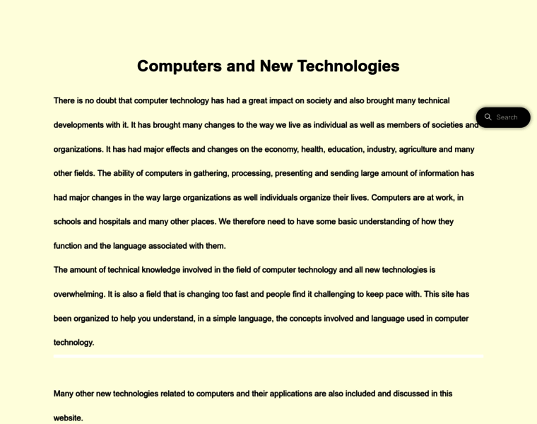 Newtechnologysite.com thumbnail