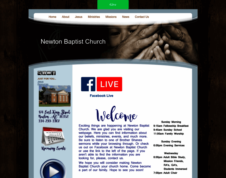 Newtonbaptist.net thumbnail