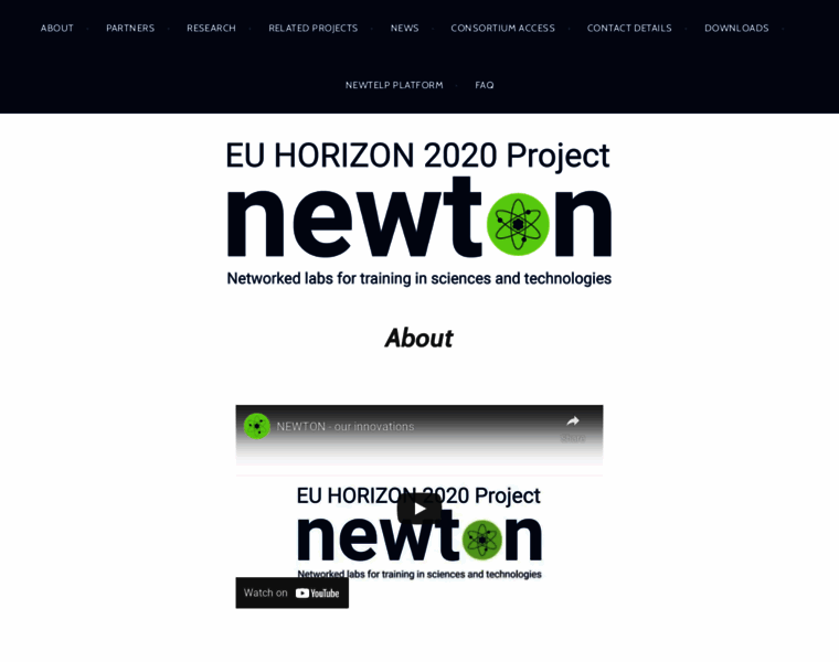 Newtonproject.eu thumbnail