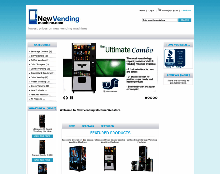 Newvendingmachine.com thumbnail
