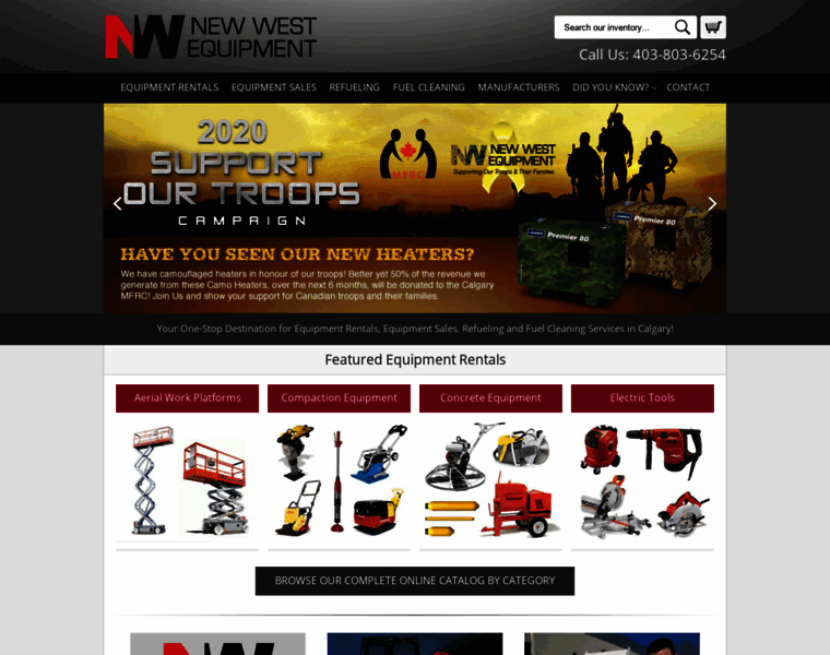 Newwestequipment.com thumbnail