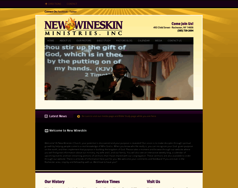 Newwineskin.org thumbnail