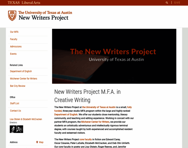 Newwritersproject.org thumbnail