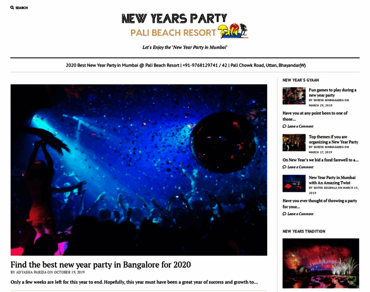 Newyearsparty.in thumbnail