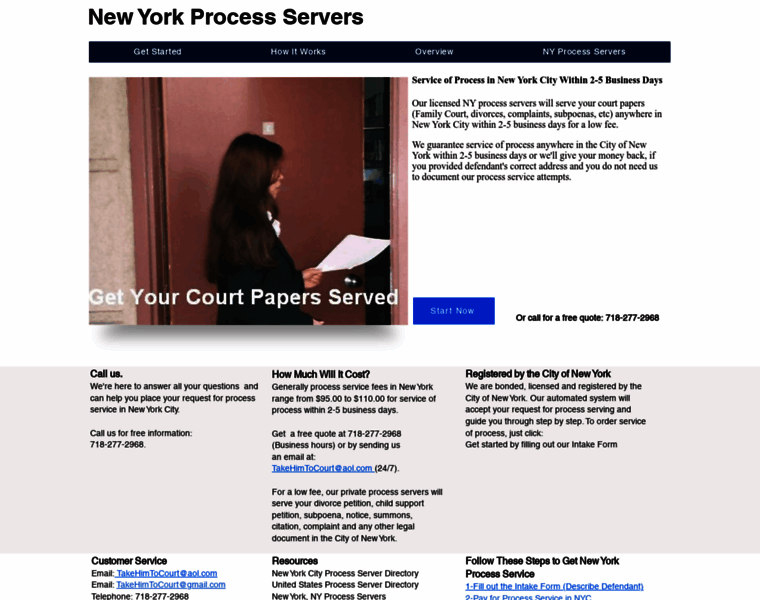 Newyorkprocessserver.org thumbnail