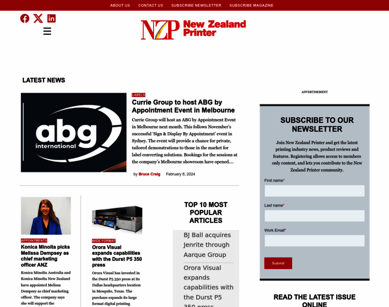 Newzealandprinter.co.nz thumbnail