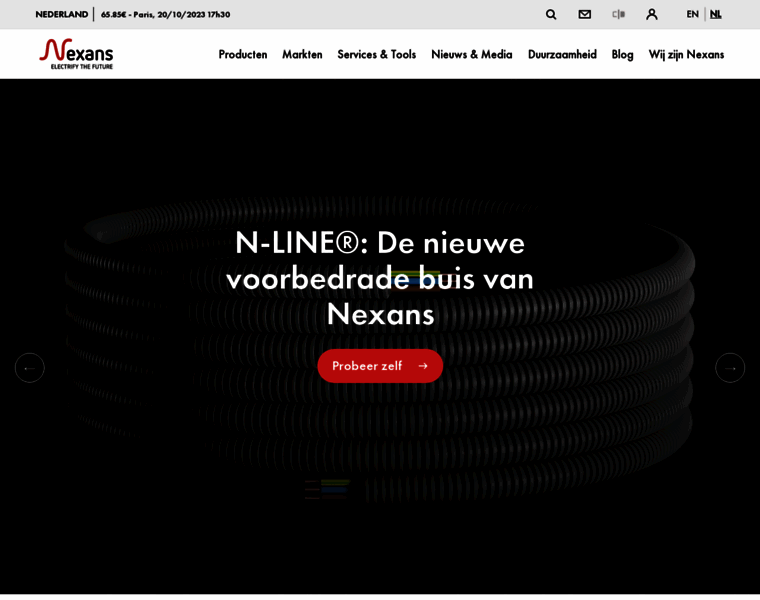 Nexans.nl thumbnail
