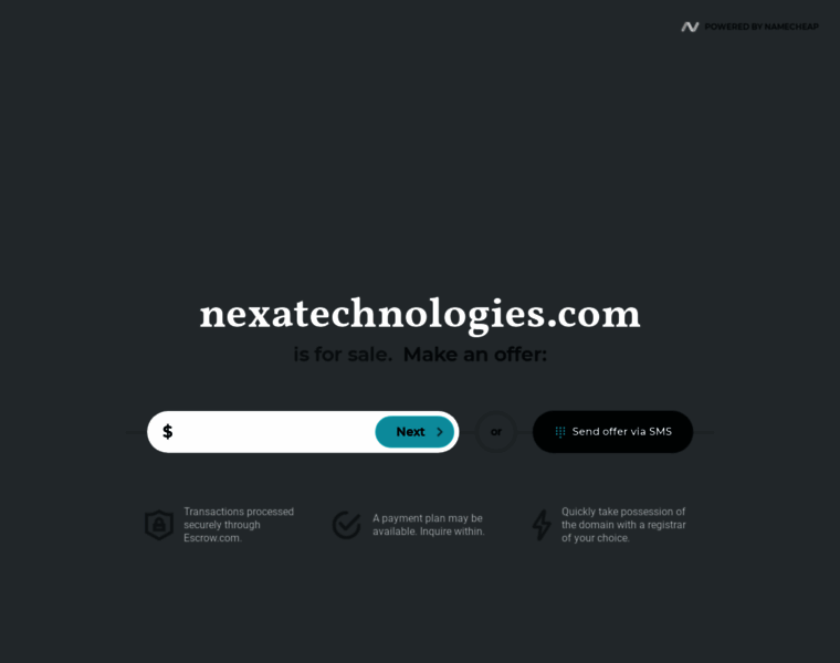 Nexatechnologies.com thumbnail