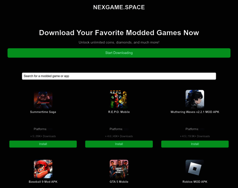Nexgame.space thumbnail Nexgame.space thumbnail
