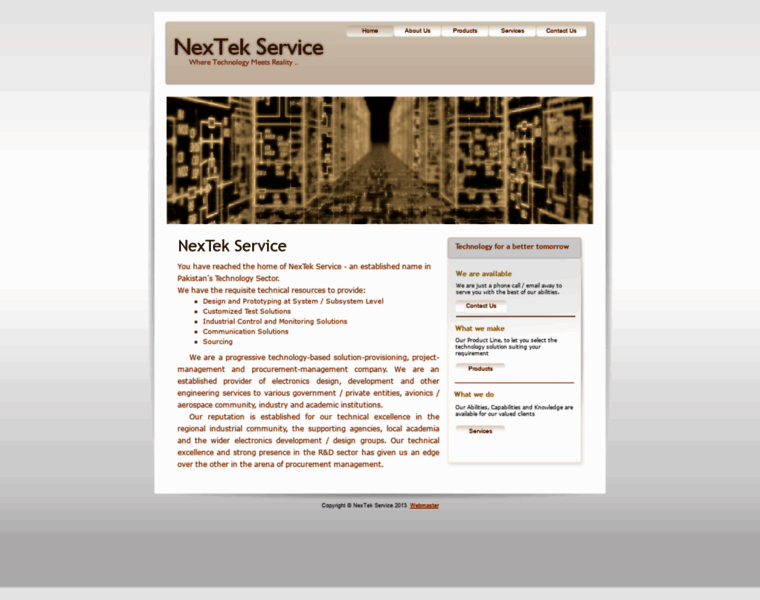 Nextekservice.com thumbnail