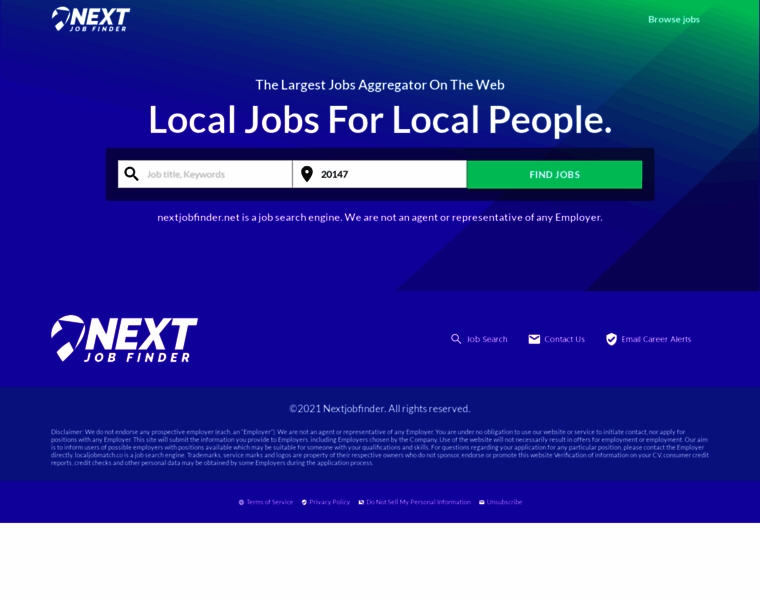 Nextjobfinder.net thumbnail