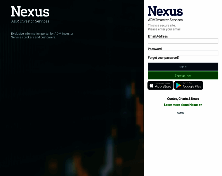 Nexus.admis.com thumbnail