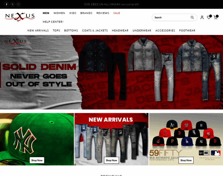 Nexusclothing.com thumbnail Nexusclothing.com thumbnail
