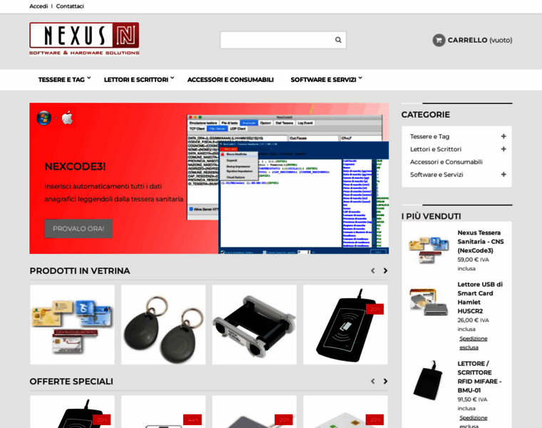 Nexustechnologies.it thumbnail