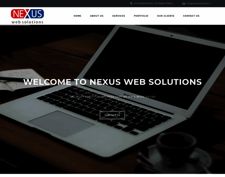 Nexuswebsoft.in thumbnail