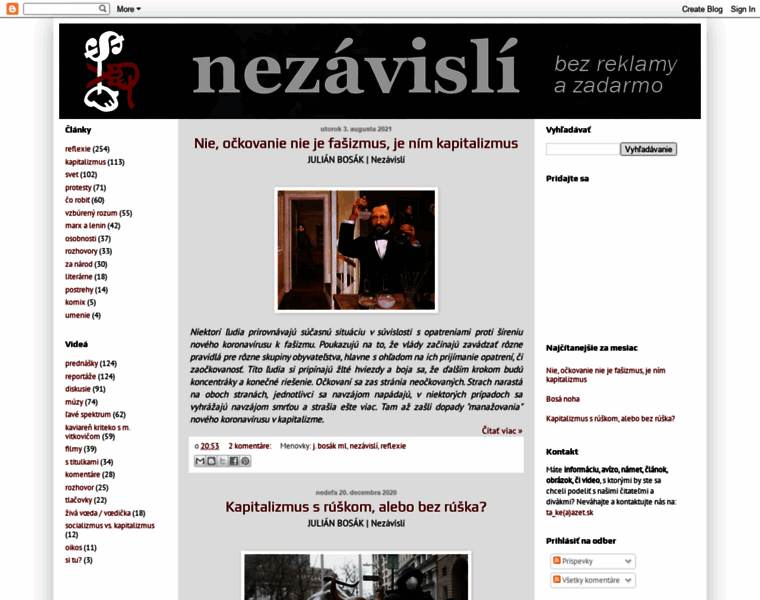 Nezavisli.blogspot.sk thumbnail