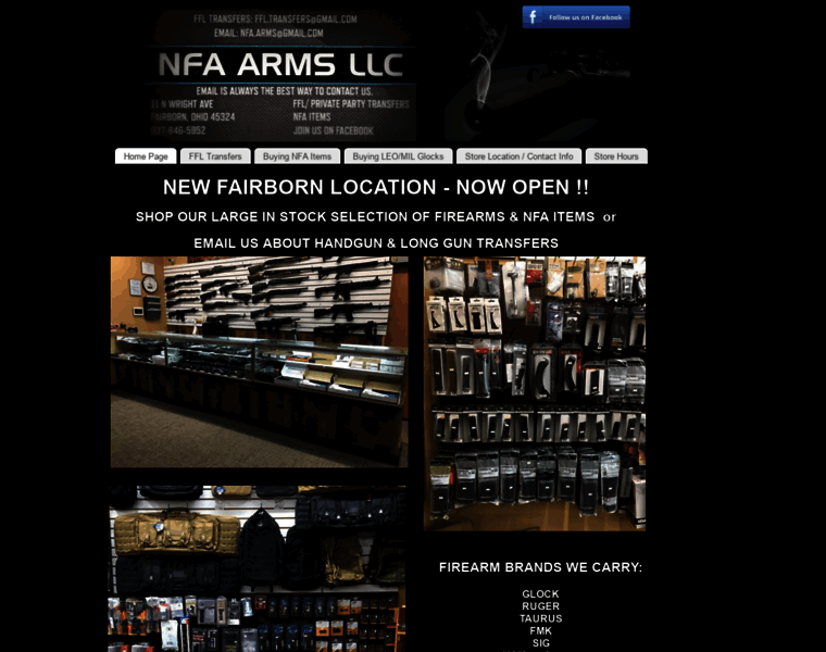 Nfa-arms.com thumbnail