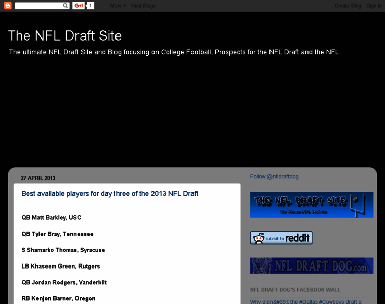 Nfl-draft-site.com thumbnail