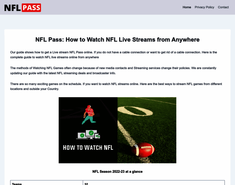 Nflpass.net thumbnail