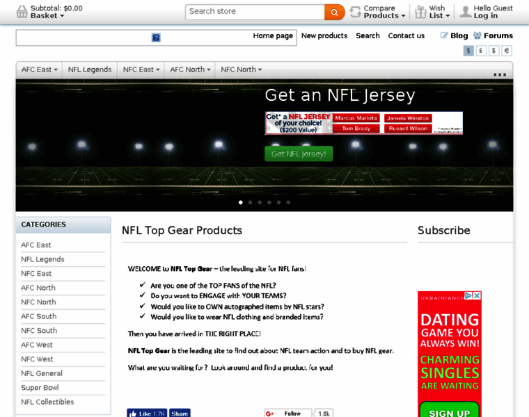 Nfltopgear.com thumbnail