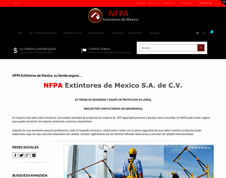 Nfpaextintoresdemexico.com thumbnail