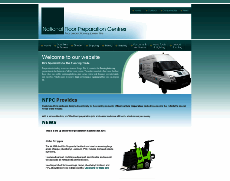 Nfpc-hire.co.uk thumbnail