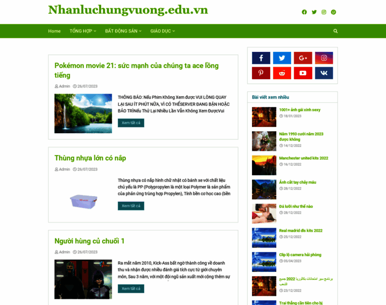 Nhanluchungvuong.edu.vn thumbnail
