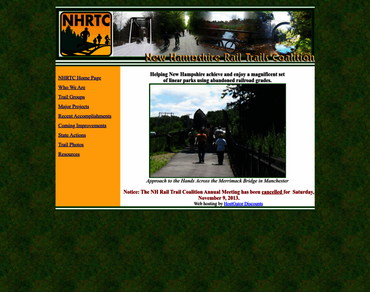 Nhrailtrails.org thumbnail