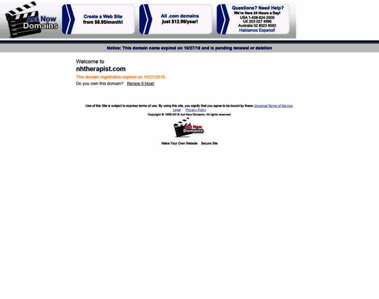 Nhtherapist.com thumbnail