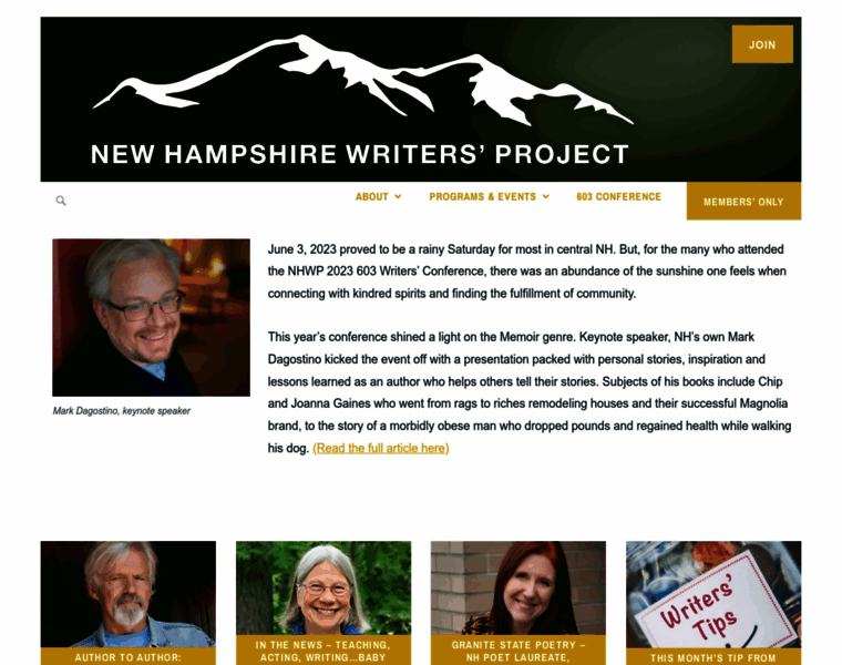 Nhwritersproject.org thumbnail