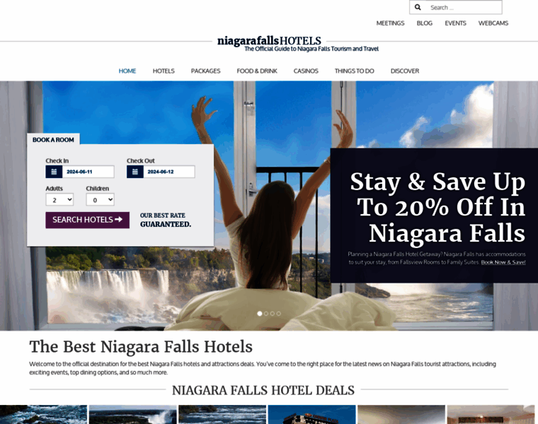 Niagarafallshotels.com thumbnail