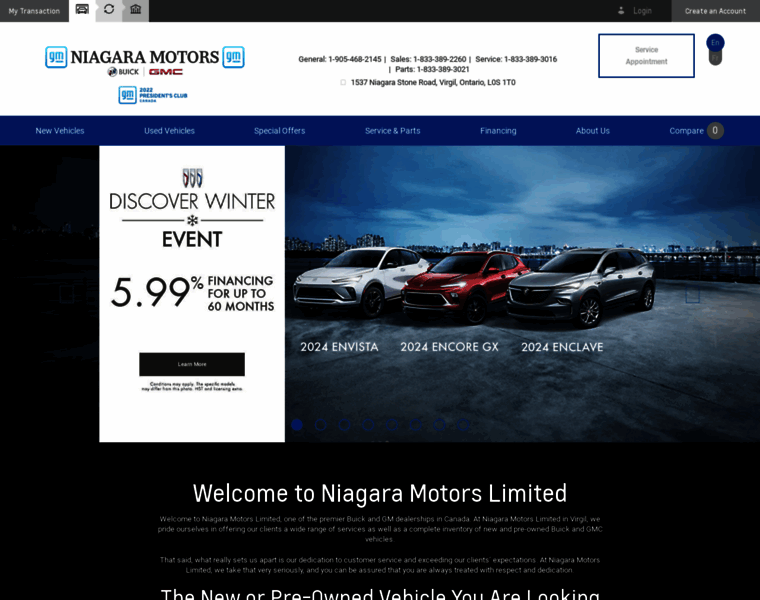Niagaramotors.com thumbnail