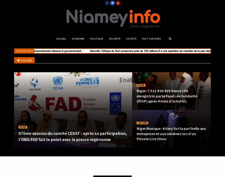 Niameyinfo.com thumbnail