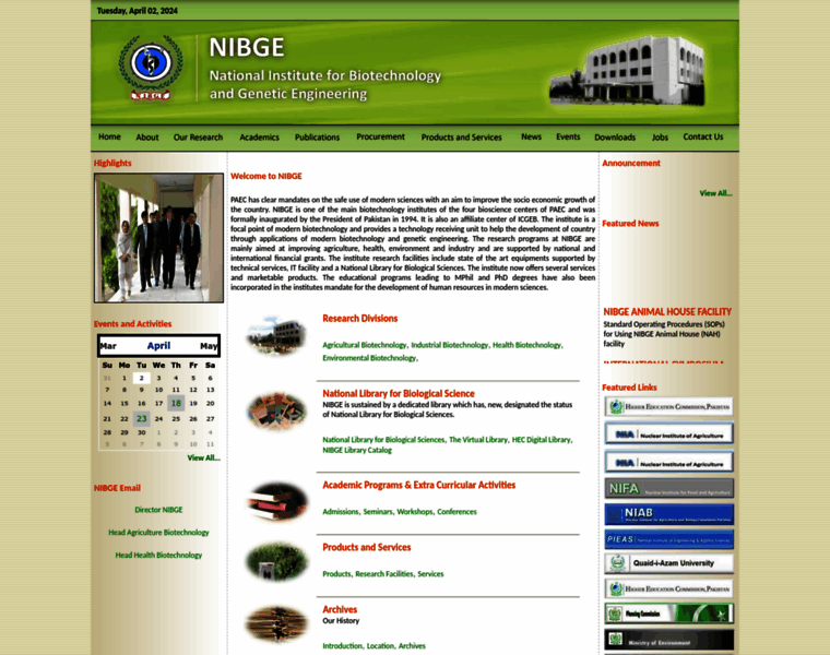 Nibge.org thumbnail