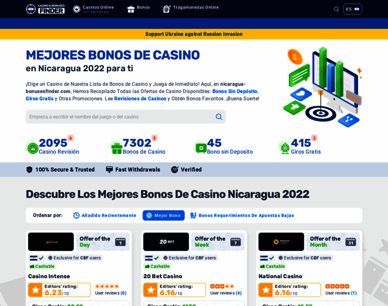 Nicaragua-bonusesfinder.com thumbnail