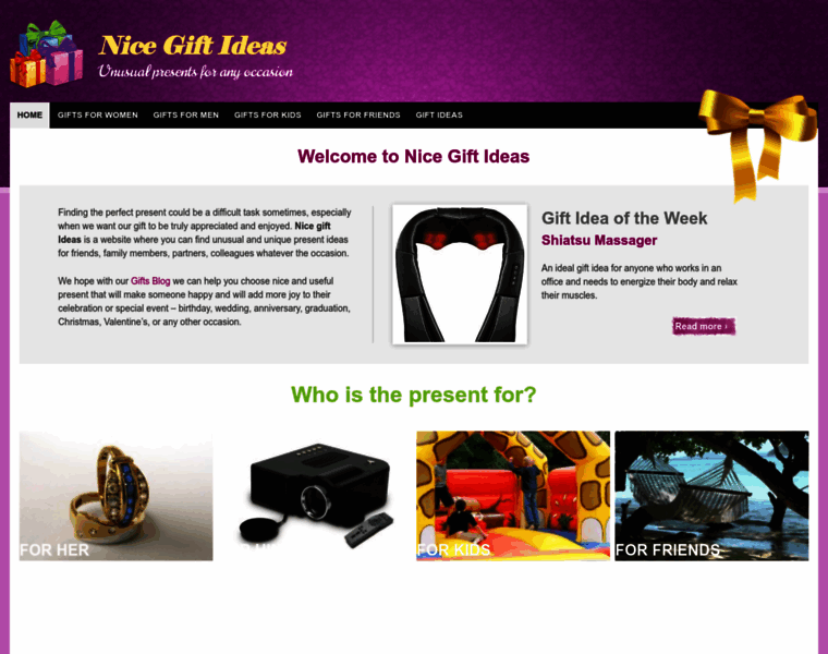 Nice-gift-ideas.com thumbnail