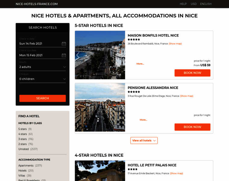 Nice-hotels-france.com thumbnail