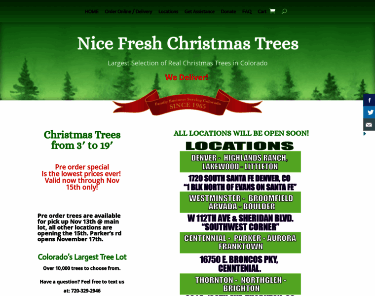 Nicechristmastrees.com thumbnail