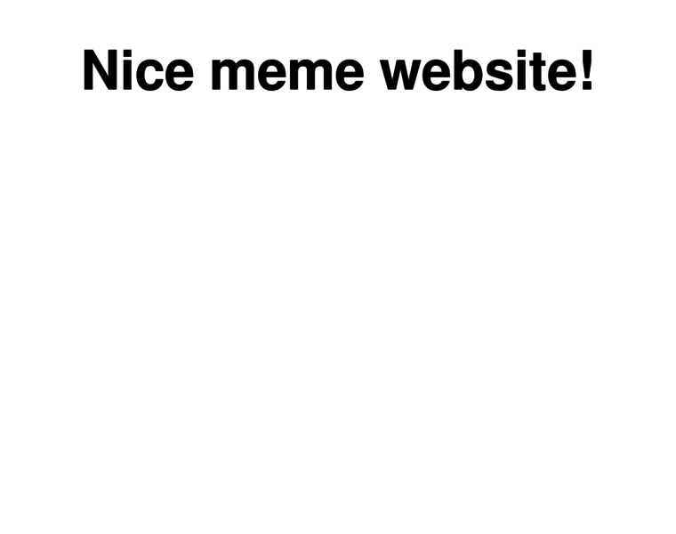 Nicememe.website thumbnail