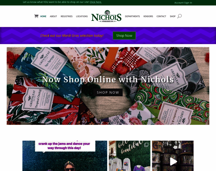Nichols-stores.com thumbnail