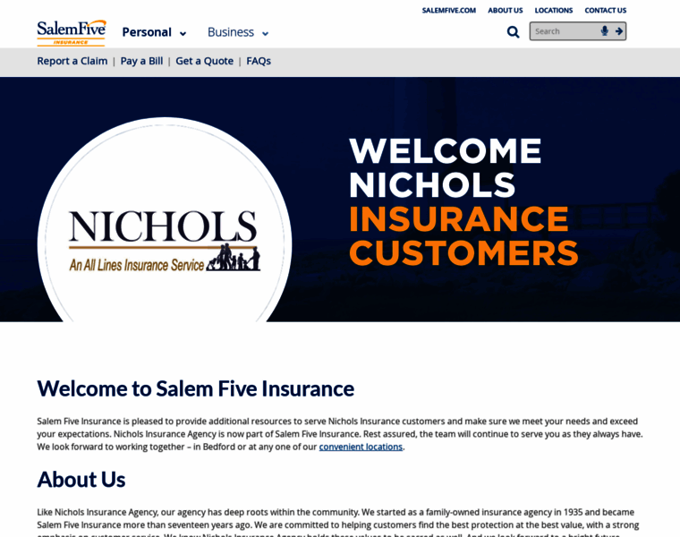 Nicholsinsurance.com thumbnail