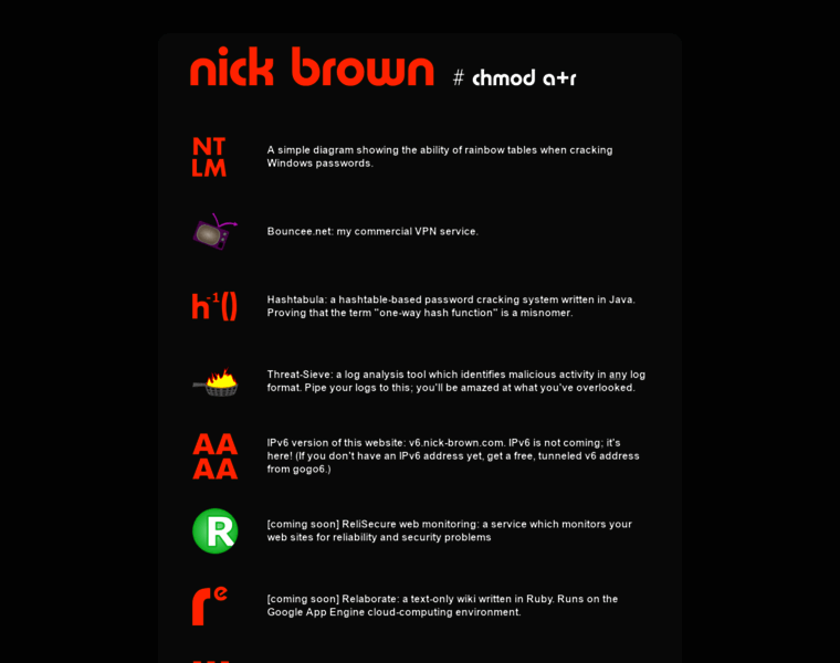Nick-brown.com thumbnail