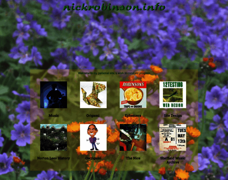 Nickrobinson.info thumbnail
