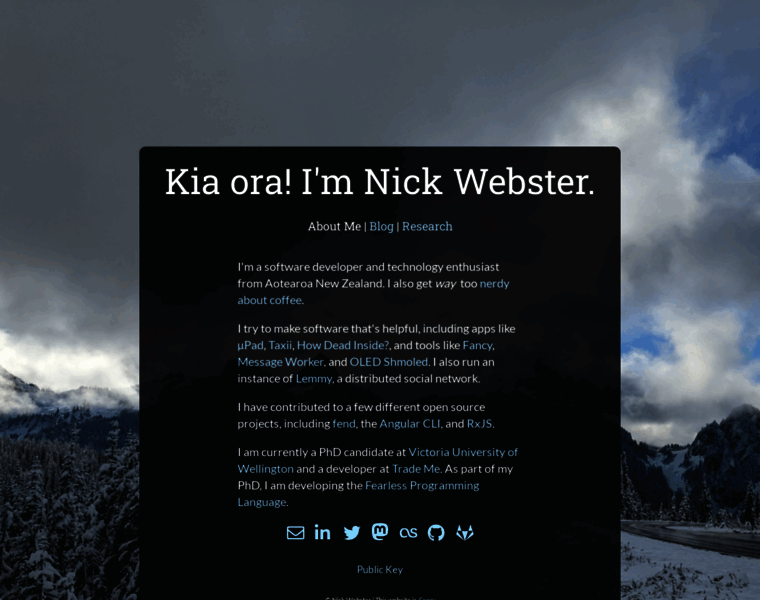 Nickwebster.dev thumbnail