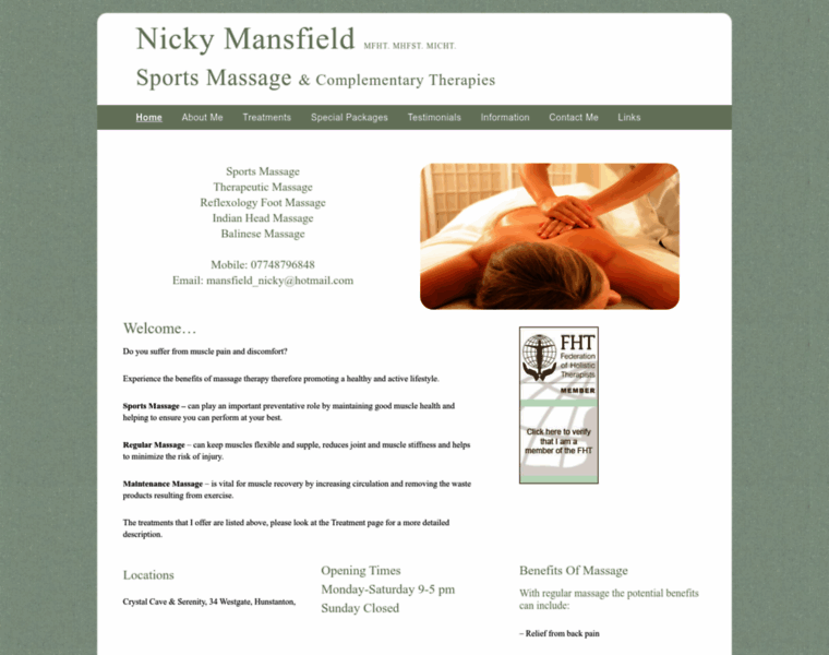 Nickymansfield.com thumbnail