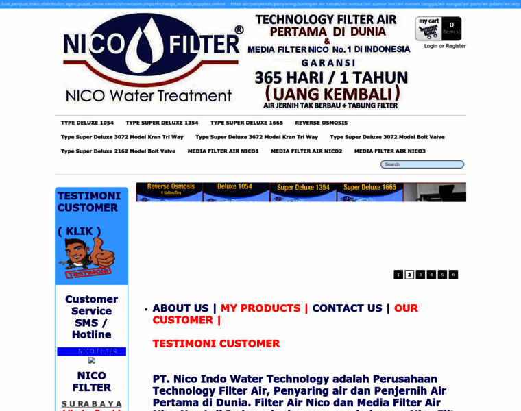 Nicofilter.com thumbnail
