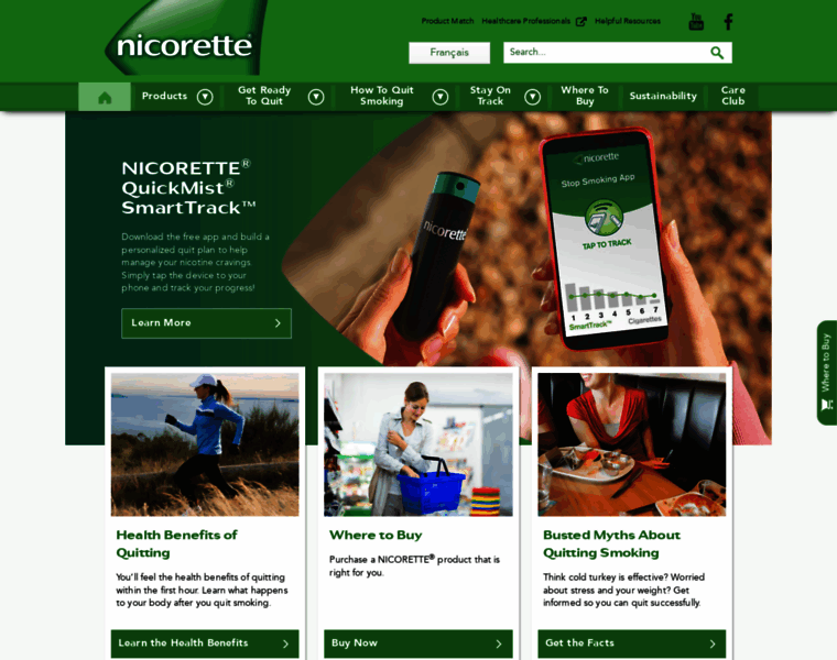 Nicorette.ca thumbnail